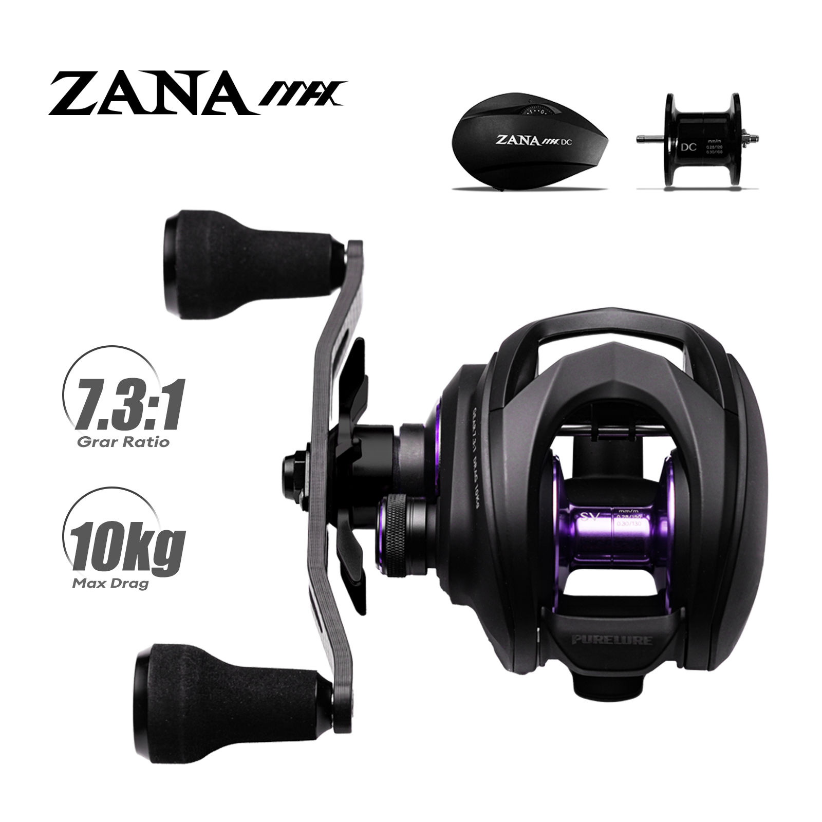 Abu Garcia Reel Max - PURELURE ZANA MAX 10KG SV+DC Mulinello