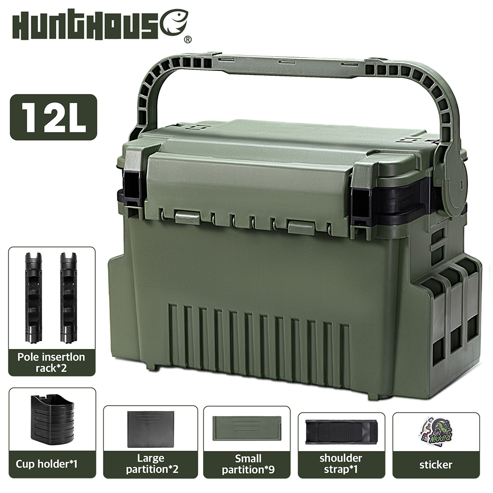 Fishing Kayak Crate - Hunthouse Scatola Porta Attrezzi da Pesca