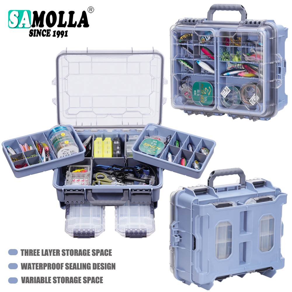 Fishing Kayak Crate - SAMOLLA Scatola per attrezzatura da pesca
