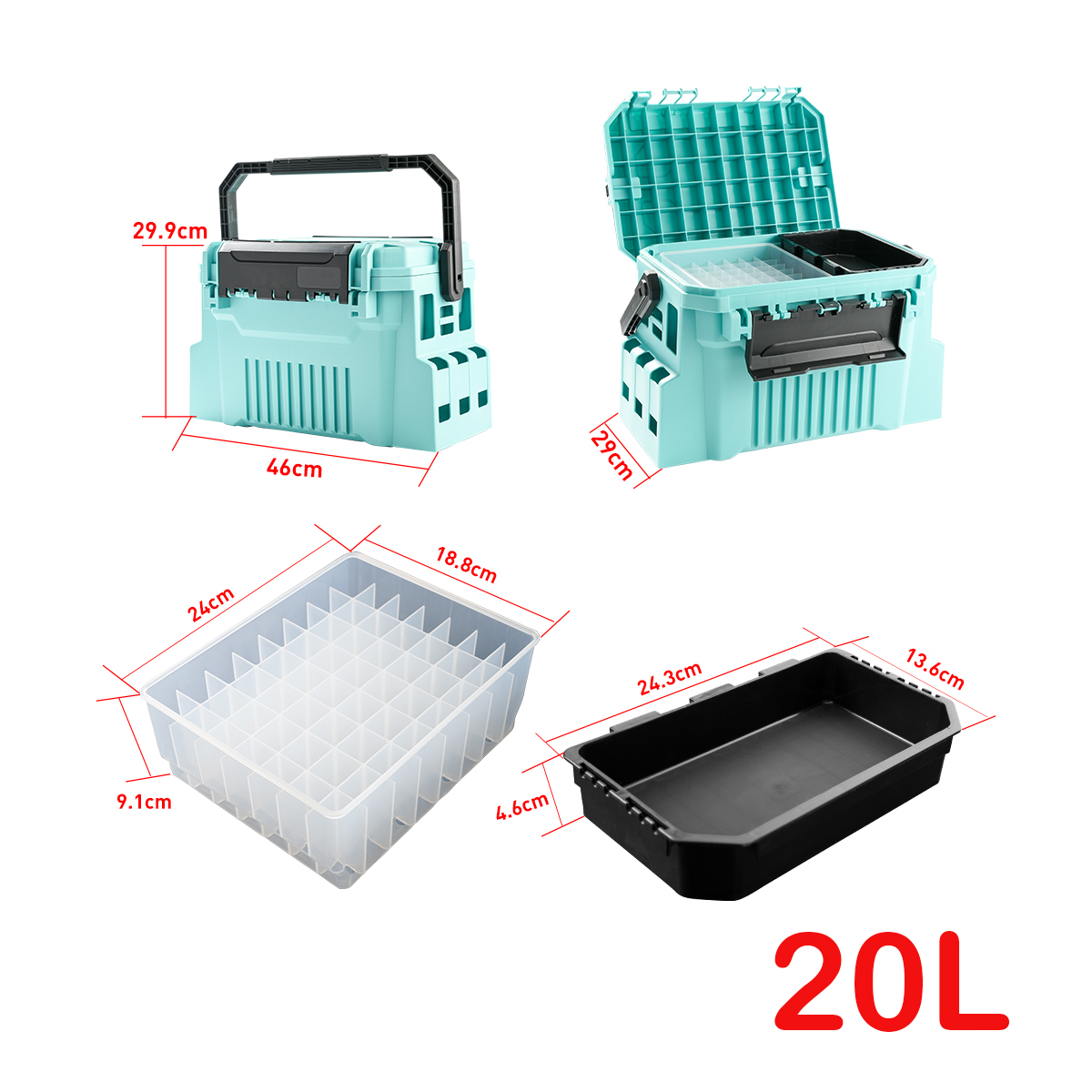 Scatola per attrezzatura da pe - Fishing Kayak Crate recensione e prezzo