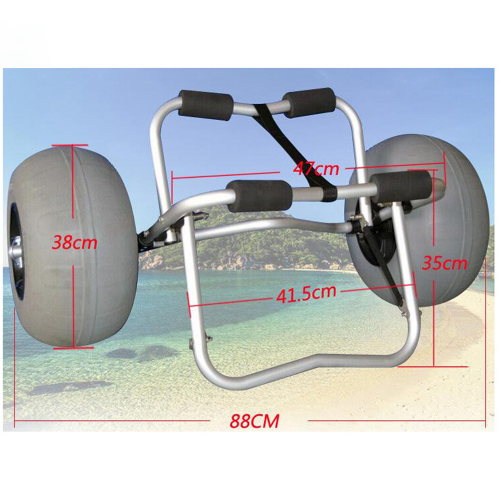 Carrello gonfiabile per canoa  - Fishing Kayak Cart recensione e prezzo